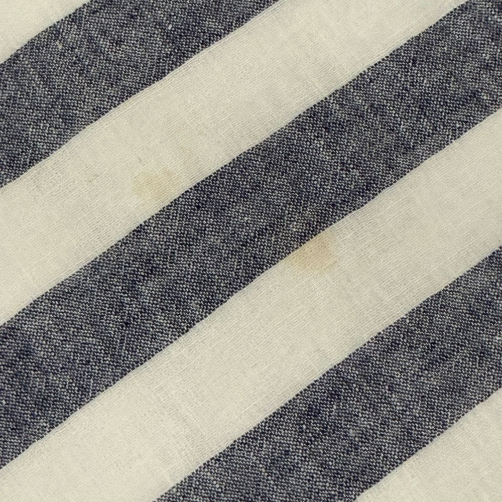 BeachLunchLounge Blue White Stripe Linen Shift Dress Sleeveless Size M - Picture 11 of 11